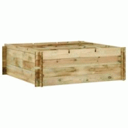 Helloshop26 - Jardinière pour légumes bois de pin imprégné 120 x 120 x 40 cm 02_0000837 - 3000071701537 Helloshop26 - Jardinière pour légumes bois de pin imprégné 120 x 120 x 40 cm 02_0000837 - 3000071701537