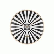 Horloge en métal Candy Swirl Dome noir Karlsson - noir 8714302751226 Horloge en métal Candy Swirl Dome noir Karlsson - noir 8714302751226