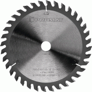 Lame pour scie circulaire de précision D. Ext. 216 mm nombre dents 64-nég. WZ perçage 30 mm l. De coupe 3,0 mm carbure PROMAT Lame pour scie circulaire de précision D. Ext. 216 mm nombre dents 64-nég. WZ perçage 30 mm l. De coupe 3,0 mm carbure PROMAT