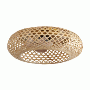 Lumisky Ventilateur Plafond E27 SOLVIA D48CM Rotin Rotin Beige - beige 3666162013110