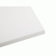 Plaque PTFE blanc - 300x300 mm - épaisseur 2 mm - Réf : 85090303002