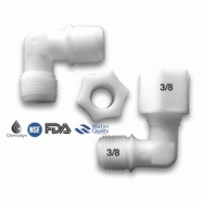 Raccord coudé JACO 3/8 3/8 - Embout filetés égaux pour tube 3/8_0