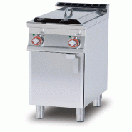 Redcook Friteuse électrique 2 bacs 8+8 LT. Structure en acier inoxydable. Dimensions 40x70,5 h 90 cm. Modèle F2/8-74ET - 2071