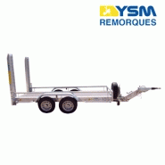 Remorque porte-engins - ysm 3.5t- 3.56 m-2 essieux