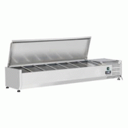 Saladette à poser 7 x GN 1/4 avec couvercle CSAP714C Casselin - gris CSAP714C Saladette à poser 7 x GN 1/4 avec couvercle CSAP714C Casselin - gris CSAP714C