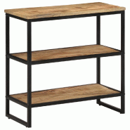 VidaXL Table console 70x35x70 cm bois de manguier massif brut Modèle Soleil Sigma Prime Plus - 374074