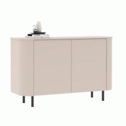 Vivabita Matelpro - Buffet/bahut moderne 130 cm coloris cachemire Horizo - Moderne & Design -Cachemire mat - -Types de portes: Battantes - 3665367399 Vivabita Matelpro - Buffet/bahut moderne 130 cm coloris cachemire Horizo - Moderne & Design -Cachemire mat - -Types de portes: Battantes - 3665367399