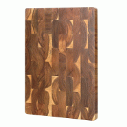 XinZuo - Planche à découper en bois d’acacia 43x31x3,5 cm avec poignées - multicolore Bois manufacturé XHCB-XSM-04 XinZuo - Planche à découper en bois d’acacia 43x31x3,5 cm avec poignées - multicolore Bois manufacturé XHCB-XSM-04