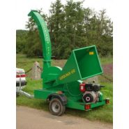 Broyeur de branches moteur thermique à couteaux - capacité 12cm - SUPER-PAIN 450 - Fabrication Française