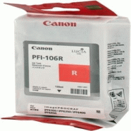 Canon PFI106 Rouge Cartouche d'encre ORIGINALE - PFI106R/6627B001 - PFI106R