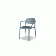 Chaise avec accoudoirs BLENDY - bleu