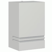 Helloshop26 - Applique murale d'extérieur 9,5 x 7,5 x 15 cm résistance intempéries design contemporain en acier inoxydable argenté 02_0056628 - ar