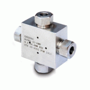 43600, Raccord à Très Haute Pression, Croix, cône 0,38”