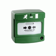 Jod110035 - déclencheur manuel vert nf 1 contact - axendis
