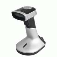 Numériseur de codes à barres 1D QR avec chargeur USB - Lecteur Bluetooth sans fil