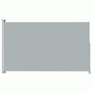 VidaXL Auvent latéral rétractable de patio 180x300 cm Gris Modèle Orion Essence - noir 313401