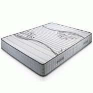 VS Venta-stock Matelas BOSTON 90x200 à memoire de forme, 22cm épaisseur - blanc mousse 0-5464-00