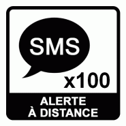 100 sms d'alerte pour enregistreur de température #0176bl/sms