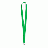 25x Corde / Lanière verte avec crochet métallique pivotant - 8412536807213