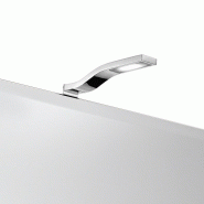 Abika - Applique Murale Salle De Bain Led 3,6W Ip20 3000K Lumière Chaude, Corps En Métal Chromé Pour Fixation Miroir - Rossini Illuminazione - arge