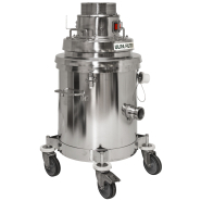 Aspirateur industriel antistatique, compatible pour les poussières en salle propre (combustibles et toxique / nuisance) - c-10 ex (4w) stainless steel ulpa