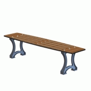 Banc public en bois buton industries ba 221 cah Banc public en bois buton industries ba 221 cah