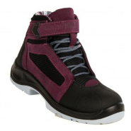 Chaussures de sécurité montantes pour femmes Air Top Lady Aubergine - S1P SRC ESD - Gaston Mille | AFHA1_0