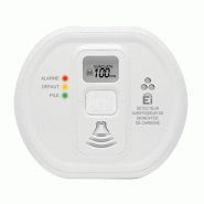 Détecteur Autonome Avertisseur de Fumée Ei208DW - Réf. : CSE0271 - Affichage et mémorisation du taux de CO, Piles Lithium, Connexion Smartphone