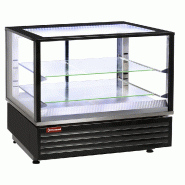 Diamond - Vitrine chauffante EN ou GN, ventilée, 2 niv., NOIRE professionnel – VHDP-B1 - noir inox AKS-VHDP-B1 Diamond - Vitrine chauffante EN ou GN, ventilée, 2 niv., NOIRE professionnel – VHDP-B1 - noir inox AKS-VHDP-B1