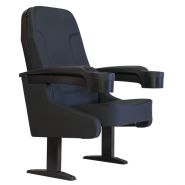 Fauteuil de cinéma - structure et intérieurs métalliques - assise fixe - Ezcaray