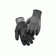 Gant Anti coupure Anti Froid SINGER taille 9 support tricote enduit nitrile fibres haute tenacite - noir 3701107703142 Gant Anti coupure Anti Froid SINGER taille 9 support tricote enduit nitrile fibres haute tenacite - noir 3701107703142