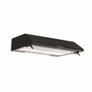 GLEM GAS Hotte Visière 60cm 230m3/h Noir GHC620BK - noir 8059606967745