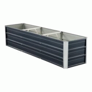 Helloshop26 - Jardinière à 2 barres de séparation 183 x 47 x 40 cm anthracite 03_0007184 - 3001865847769 Helloshop26 - Jardinière à 2 barres de séparation 183 x 47 x 40 cm anthracite 03_0007184 - 3001865847769