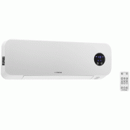 Helloshop26 - Radiateur soufflant mural céramique 10 / 49 °c 1000/2000 watts télécommande extra fin acier céramique blanc 14_0009824 - 3000221855738 Helloshop26 - Radiateur soufflant mural céramique 10 / 49 °c 1000/2000 watts télécommande extra fin acier céramique blanc 14_0009824 - 3000221855738