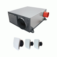 Kit VMC simple flux hygrovariable extra-plate + 3 bouches design - Axelair - KVVPLD Kit VMC simple flux hygrovariable extra-plate + 3 bouches design - Axelair - KVVPLD