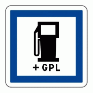 Panneau CE15c - Poste de distribution de carburant et G.P.L