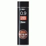 Pentel C279-2B Etui de 36 Mines 0,9 mm 2B - C279-2BO