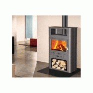 POÊLE À BOIS 18KW SORTIE VERTICALE ANTHRACITE BURDEOS - THECA - 6500584 POÊLE À BOIS 18KW SORTIE VERTICALE ANTHRACITE BURDEOS - THECA - 6500584