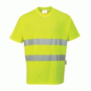 Portwest - Tee-shirt manches courtes en coton avec bandes réfléchissantes COMFORT HV Jaune Taille XS - XS 5036108262915 Portwest - Tee-shirt manches courtes en coton avec bandes réfléchissantes COMFORT HV Jaune Taille XS - XS 5036108262915