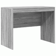 VidaXL Bureau Gris Sonoma 100 x 50 x 76 cm Modèle Riviera Luna - 869447