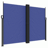 VidaXL Auvent latéral rétractable bleu 180x600 cm Modèle Boréal Essence Pro - 4004641