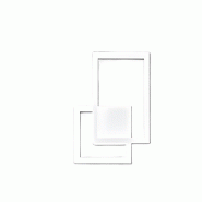 Applique LED 20 W en aluminium blanc mat, CCT 3000/4000/6000 K réglable, structure métal et acrylique, design moderne - Perenz - blanc 6598 B CTD