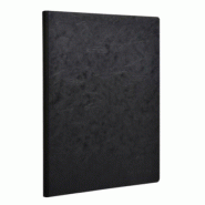 Clairefontaine Lot de 5 Cahier Age Bag A4, 192p./96 feuilles 90 g/m² brochure dos toilé, couv. Coloris noir, quadrillé 5x5 - 3329687914217