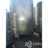 Cuve Terlet 6500 L - Agitation Tri-pâle - Moteur 1.1 KW - N° CUV008 Cuve Terlet 6500 L - Agitation Tri-pâle - Moteur 1.1 KW - N° CUV008