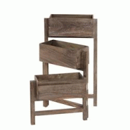 Décoshop26 - Étagère à plantes support à fleurs pliable hauteur 65 cm style vintage marron 04_0005393 - marron 3000402932692 Décoshop26 - Étagère à plantes support à fleurs pliable hauteur 65 cm style vintage marron 04_0005393 - marron 3000402932692