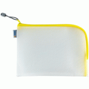 HERMA Sac à fermeture éclair Mesh Bags, A5, EVA, jaune - 20011