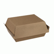 Lunch Box modèle L Premium carton naturel 20x11,5x8,5cm - par 200