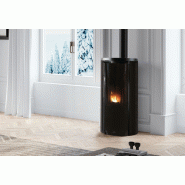 Poele etanche celia atc magic edilkamin - verre noir Poele etanche celia atc magic edilkamin - verre noir