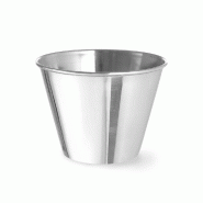 Ramequins - 12 pièces, HENDI, 0,34L, 12 u., Ø100x(H)75mm - inox 400067