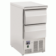 Saladette réfrigérée avec plan de travail en inox - 2 tiroirs GN 1/1 | Coolhead - CRD45A